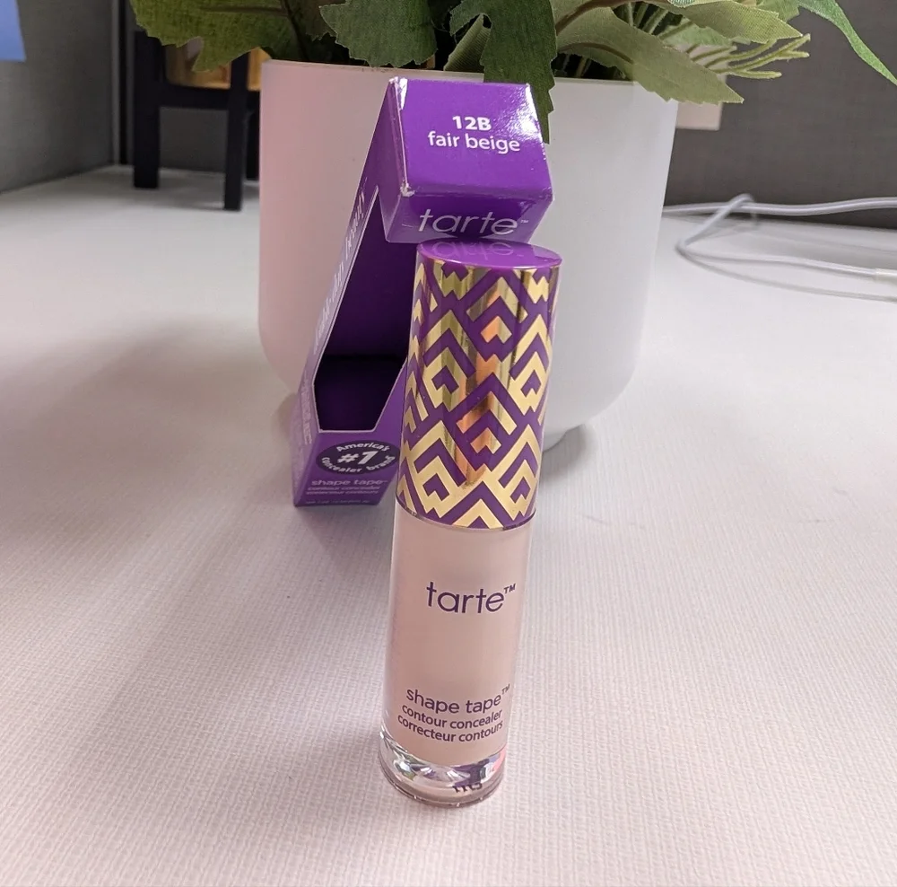 Tarte Shape Tape Contour Concealer - Fair Beige 12B 1 ml / .0338 fl oz NIB